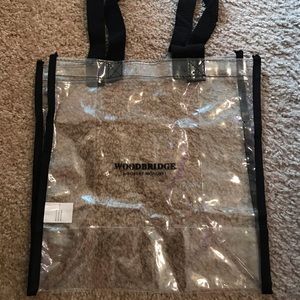 SOLD: CLEAR SHOULDER BAG